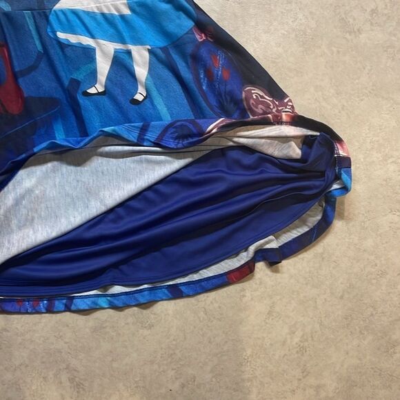 Disney Alice in Wonderland Stretch Knit Dress Sz M - Picture 4 of 10